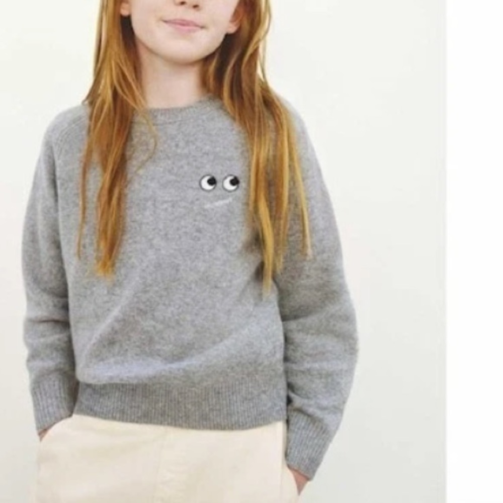 Anya Hindmarch Gray Kids Sweater